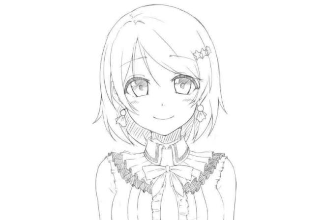 广州树华美术培训：素描画人物女孩简单教程